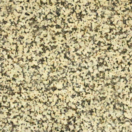 Chrysanthemum Yellow granite headstone with bright yellow tones and floral-like patterns