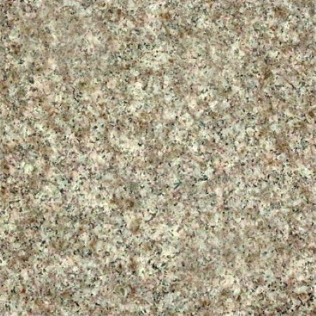 granite sample with reddish-brown tones and speckled texture