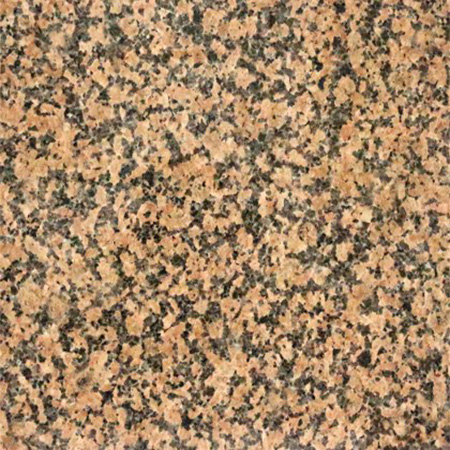 Gui Lin Red granite sample with rich red tones and black speckling