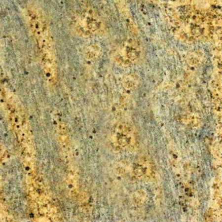 Kashmir Gold granite sample with golden tones and soft veining