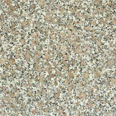 Lian Jian Red granite sample with vibrant red tones and black flecks