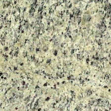 Samoa granite sample with warm beige tones and flowing texture