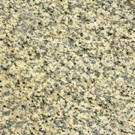 Tiger Yellow granite sample with golden-yellow tones and fine grain