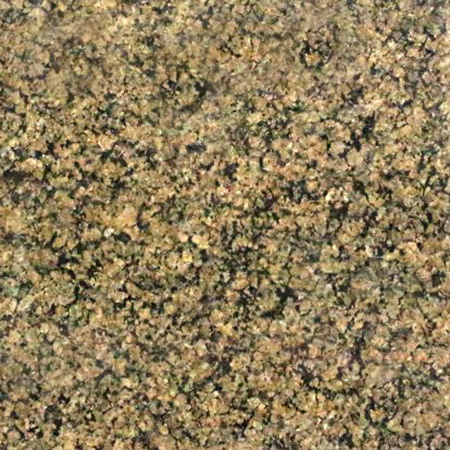 Tropical Brown granite sample with chocolate brown tones and black speckling