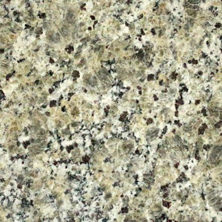 Yellow Butterfly granite sample with golden tones and black speckling